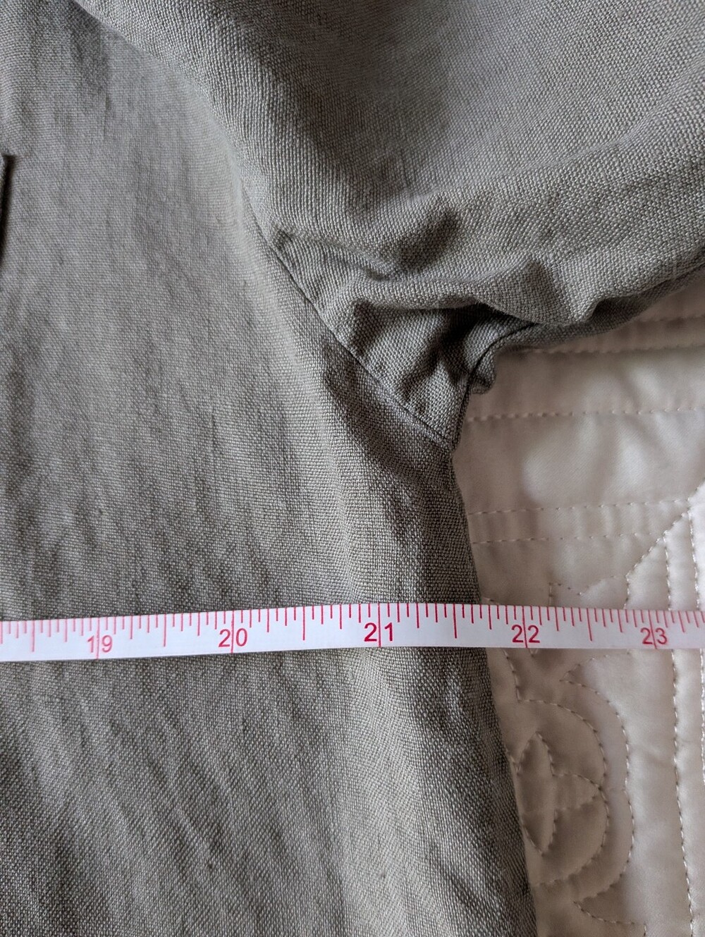 PARACHUTE Beige Linen Oversized Minimalist Contemporary Button-Up Shirt Small - Picture 10 of 12